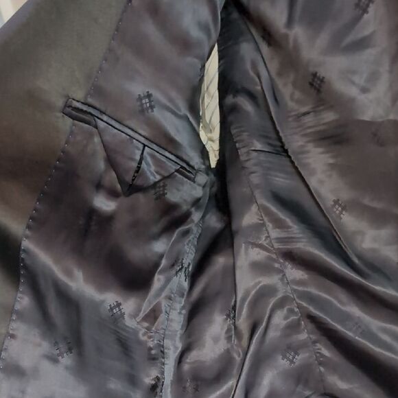 Ryan Seacrest Distinction Blue Tuxedo with Black Satin Lapel Sz 38S - Picture 11 of 15